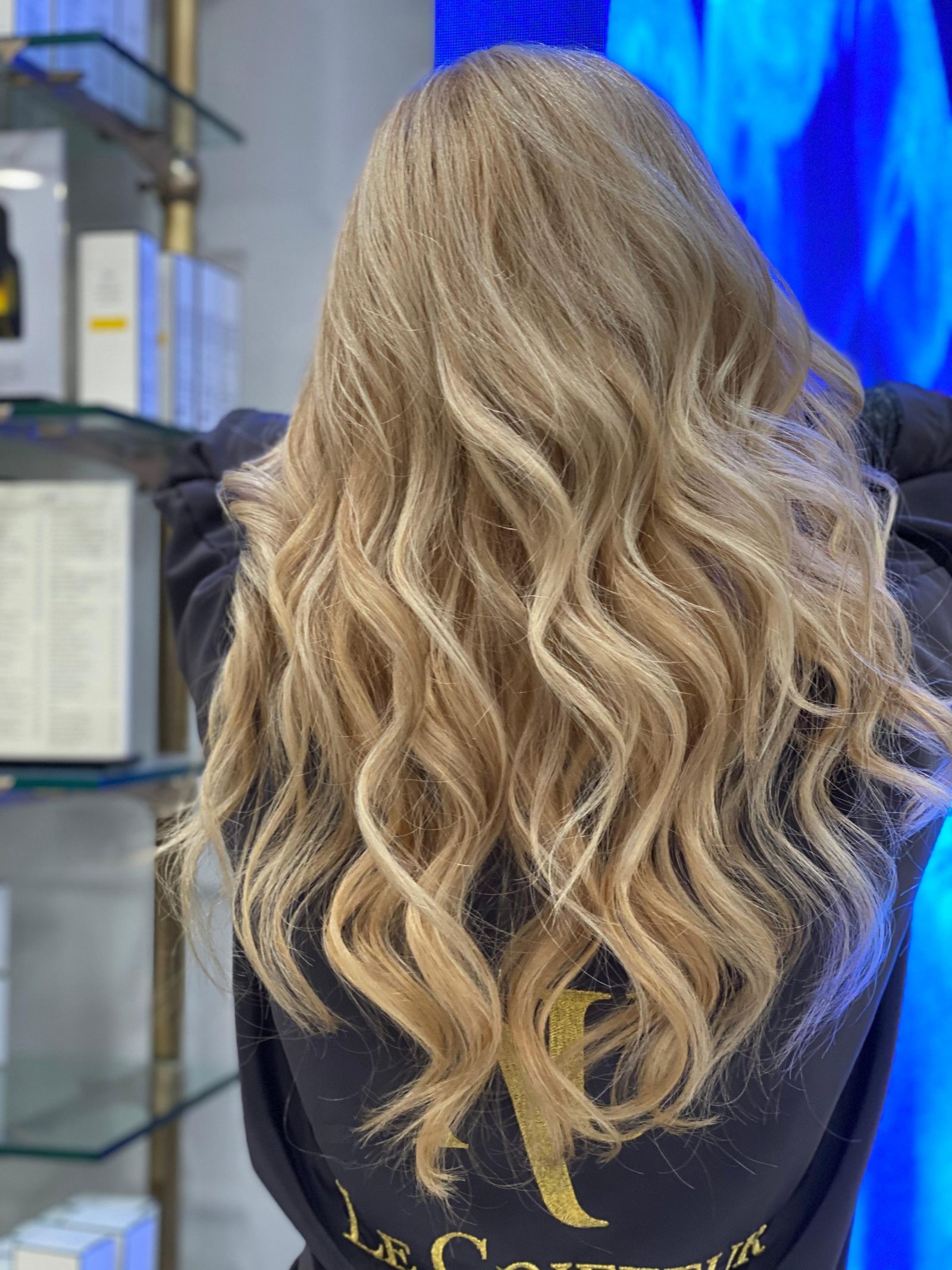 Icy blonde hair color result